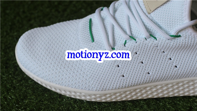 Adidas x Pharrell Williams Tennis Hu White Green BA7828